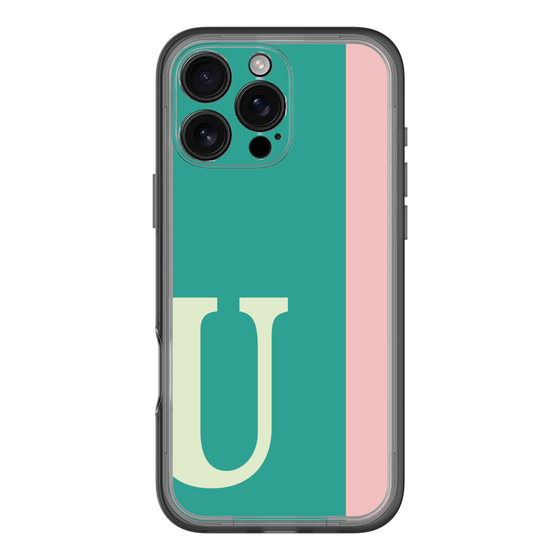 Slim Protection Premium Case［ オリジナル - initial color line - U green ］