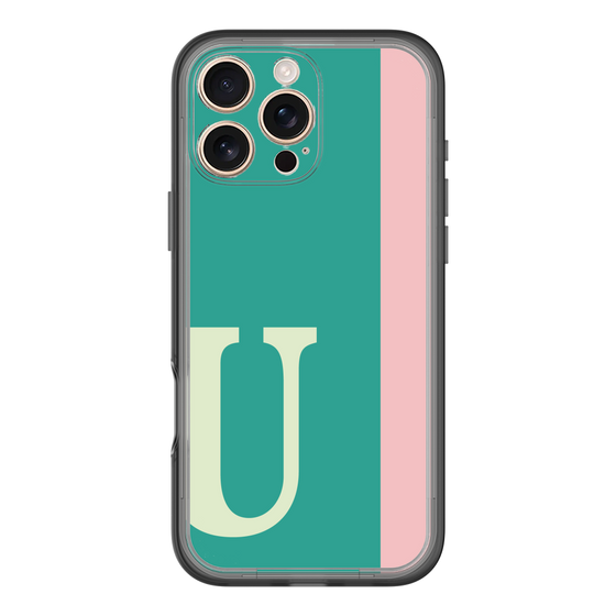Slim Protection Premium Case［ オリジナル - initial color line - U green ］