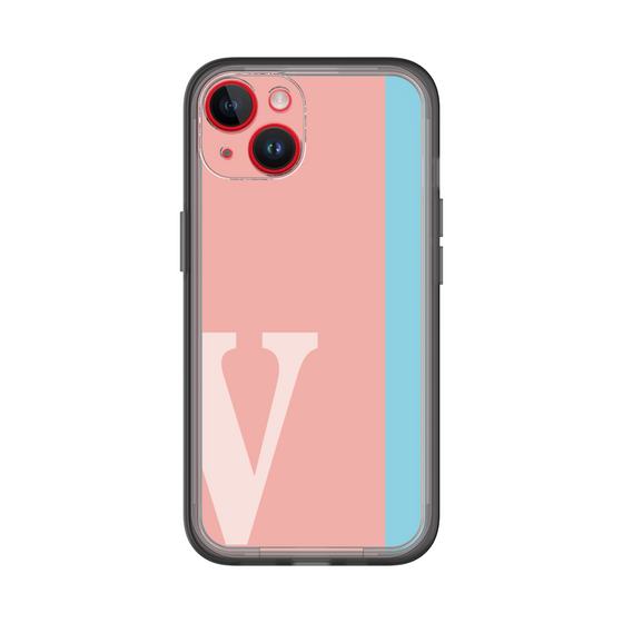 Slim Protection Premium Case［ オリジナル - initial color line - V pink ］