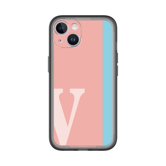 Slim Protection Premium Case［ オリジナル - initial color line - V pink ］
