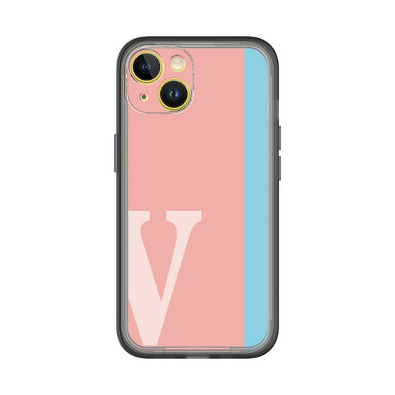 Slim Protection Premium Case［ オリジナル - initial color line - V pink ］