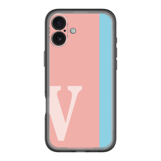 Slim Protection Premium Case［ オリジナル - initial color line - V pink ］