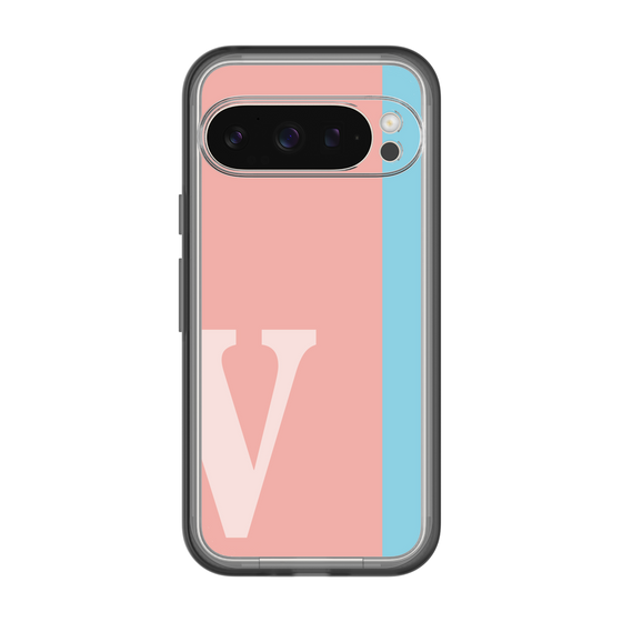 Slim Protection Premium Case［ オリジナル - initial color line - V pink ］