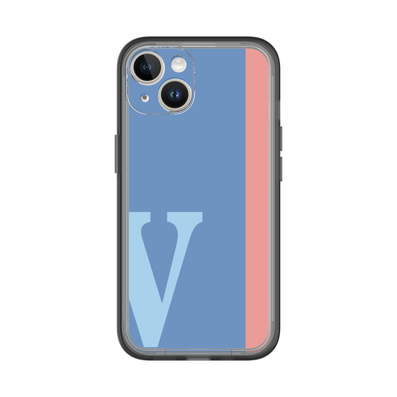 Slim Protection Premium Case［ オリジナル - initial color line - V blue ］