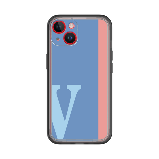 Slim Protection Premium Case［ オリジナル - initial color line - V blue ］