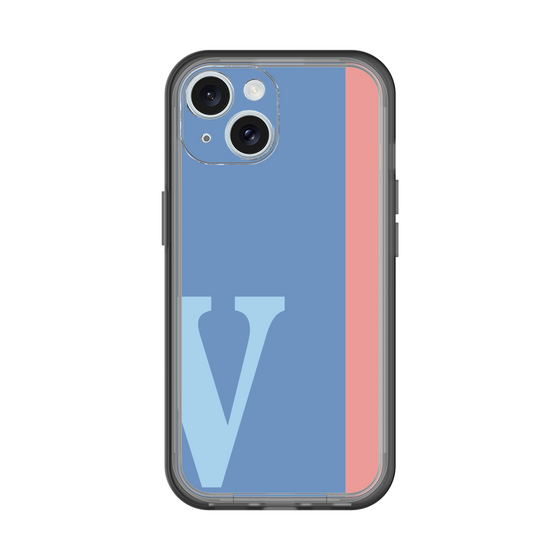 Slim Protection Premium Case［ オリジナル - initial color line - V blue ］