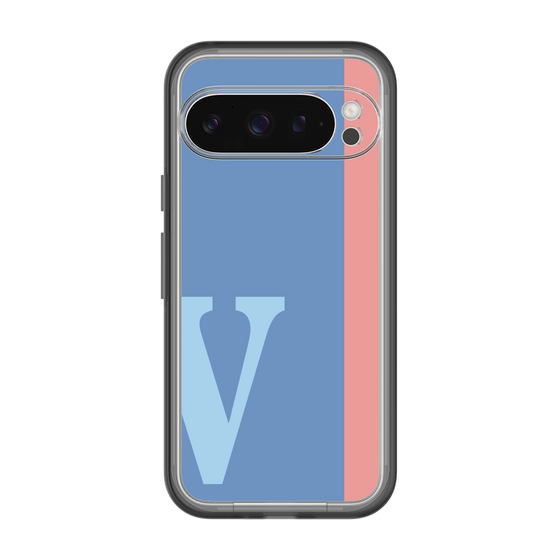 Slim Protection Premium Case［ オリジナル - initial color line - V blue ］