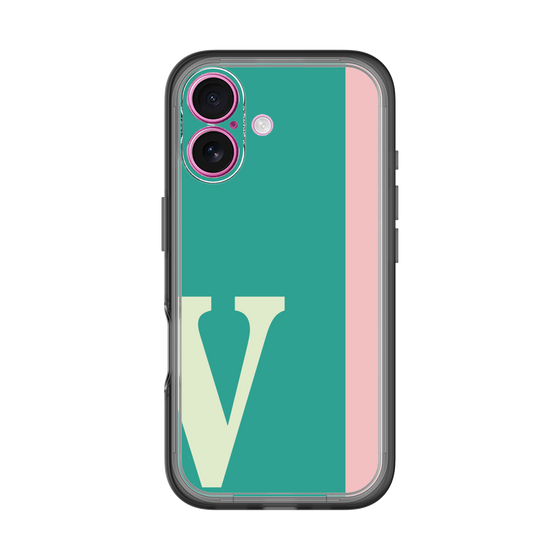 Slim Protection Premium Case［ オリジナル - initial color line - V green ］