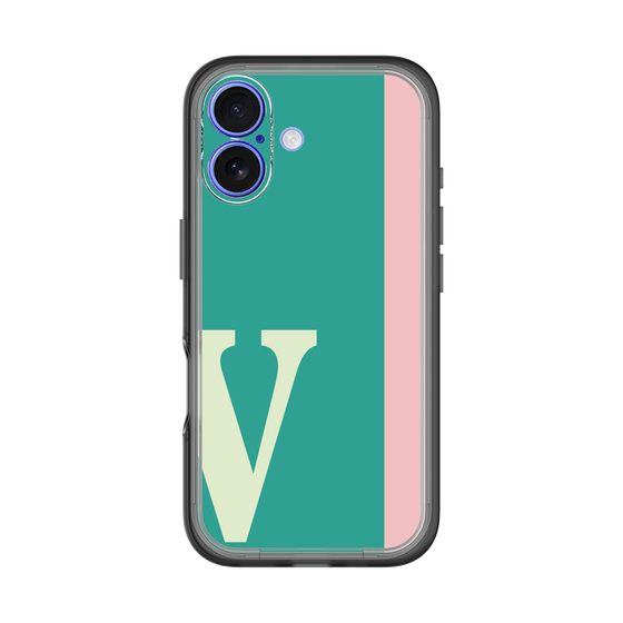 Slim Protection Premium Case［ オリジナル - initial color line - V green ］