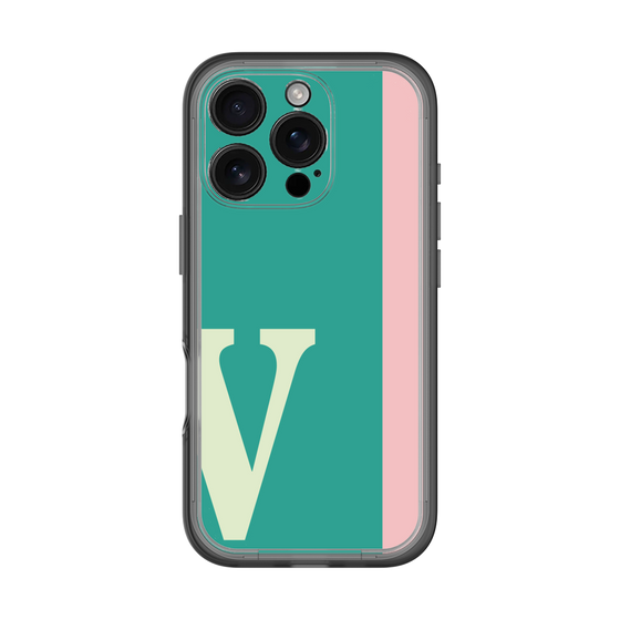 Slim Protection Premium Case［ オリジナル - initial color line - V green ］