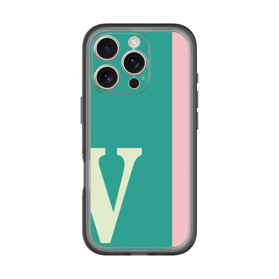 Slim Protection Premium Case［ オリジナル - initial color line - V green ］