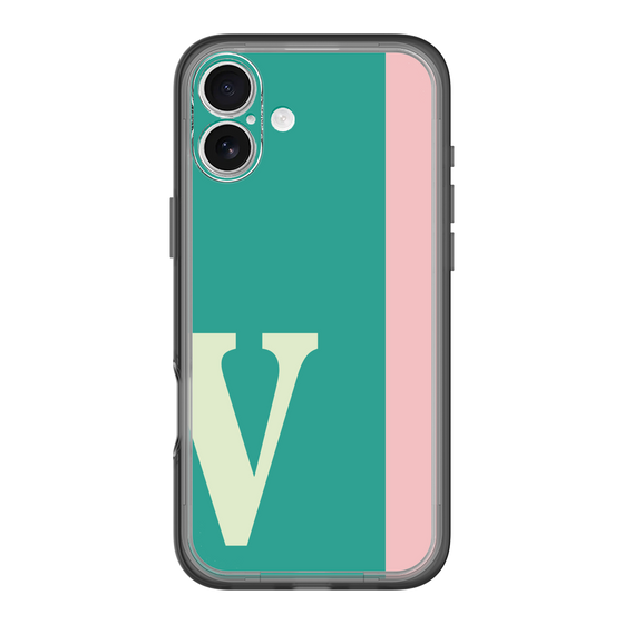 Slim Protection Premium Case［ オリジナル - initial color line - V green ］