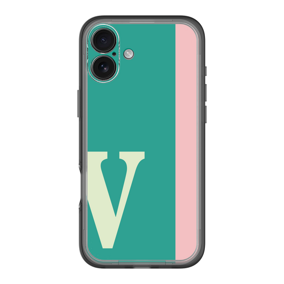 Slim Protection Premium Case［ オリジナル - initial color line - V green ］