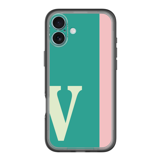 Slim Protection Premium Case［ オリジナル - initial color line - V green ］