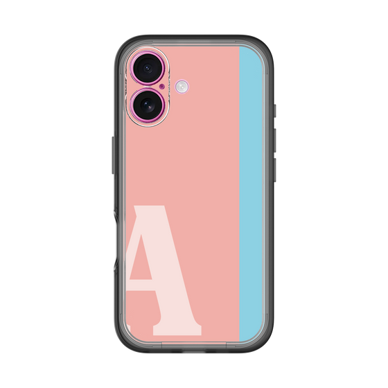 Slim Protection Premium Case［ オリジナル - initial color line - A pink ］