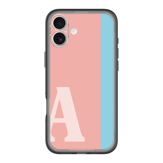 Slim Protection Premium Case［ オリジナル - initial color line - A pink ］
