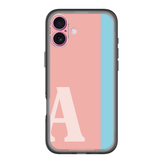Slim Protection Premium Case［ オリジナル - initial color line - A pink ］