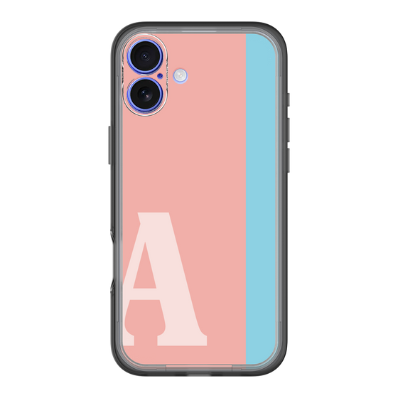 Slim Protection Premium Case［ オリジナル - initial color line - A pink ］