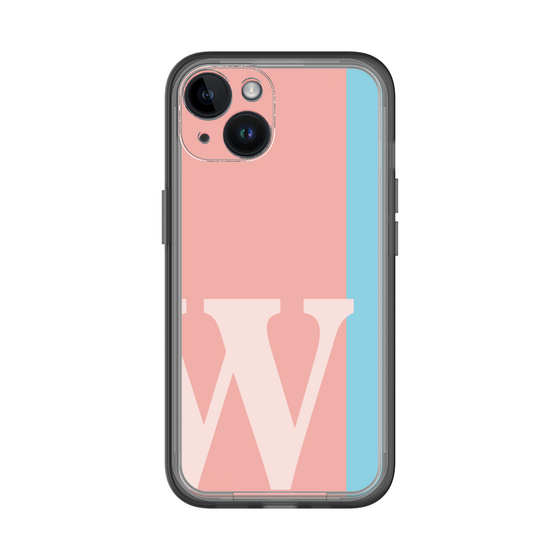Slim Protection Premium Case［ オリジナル - initial color line - W pink ］
