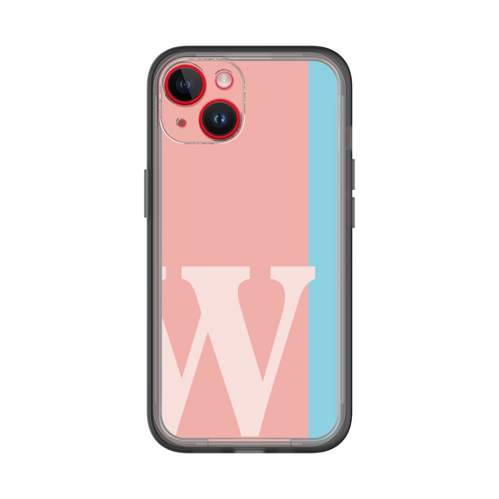 Slim Protection Premium Case［ オリジナル - initial color line - W pink ］