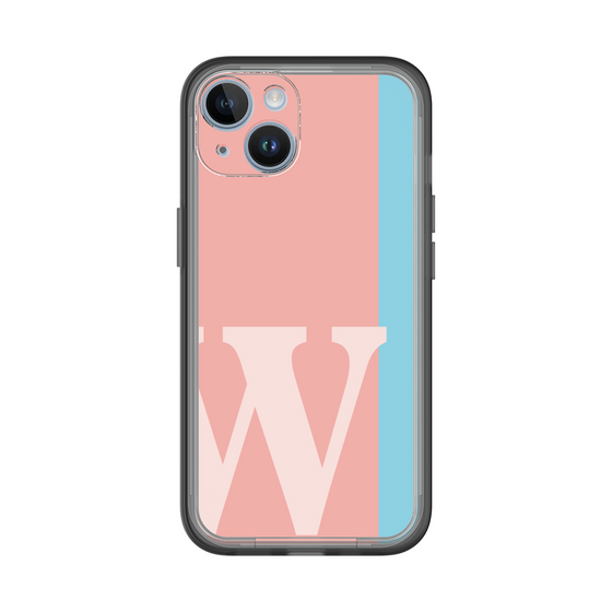 Slim Protection Premium Case［ オリジナル - initial color line - W pink ］