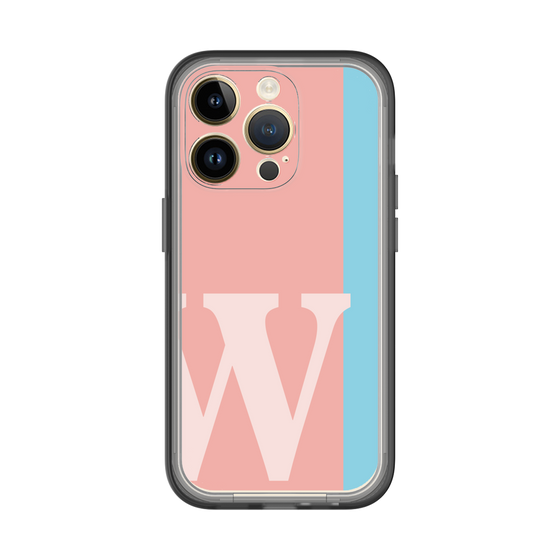 Slim Protection Premium Case［ オリジナル - initial color line - W pink ］