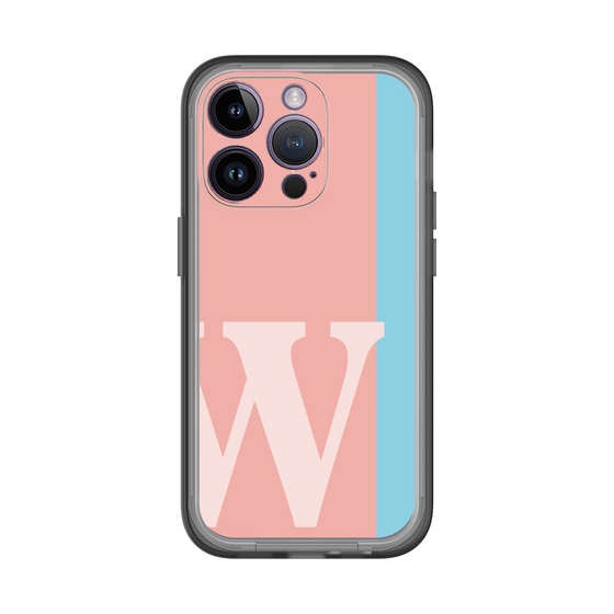 Slim Protection Premium Case［ オリジナル - initial color line - W pink ］