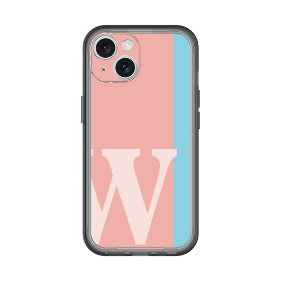 Slim Protection Premium Case［ オリジナル - initial color line - W pink ］