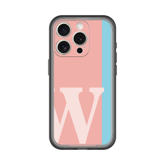 Slim Protection Premium Case［ オリジナル - initial color line - W pink ］