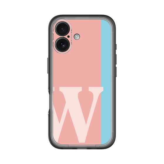 Slim Protection Premium Case［ オリジナル - initial color line - W pink ］