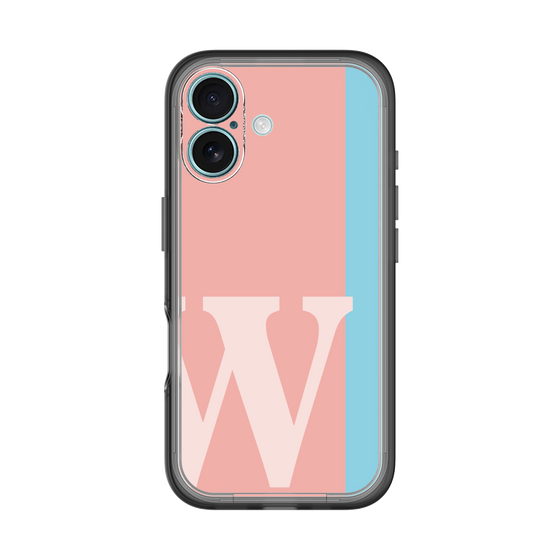 Slim Protection Premium Case［ オリジナル - initial color line - W pink ］
