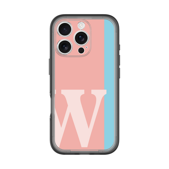 Slim Protection Premium Case［ オリジナル - initial color line - W pink ］