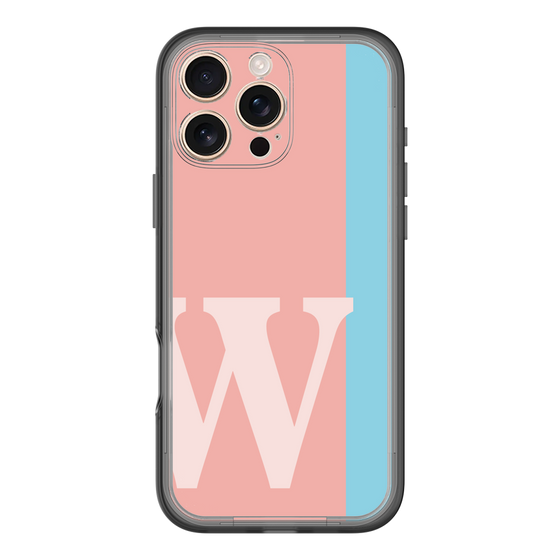 Slim Protection Premium Case［ オリジナル - initial color line - W pink ］