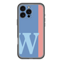 Slim Protection Premium Case［ オリジナル - initial color line - W blue ］