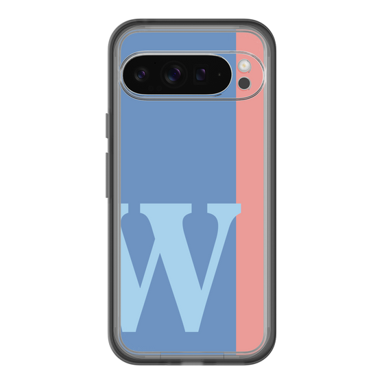 Slim Protection Premium Case［ オリジナル - initial color line - W blue ］