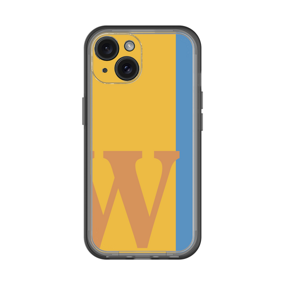 Slim Protection Premium Case［ オリジナル - initial color line - W orange ］