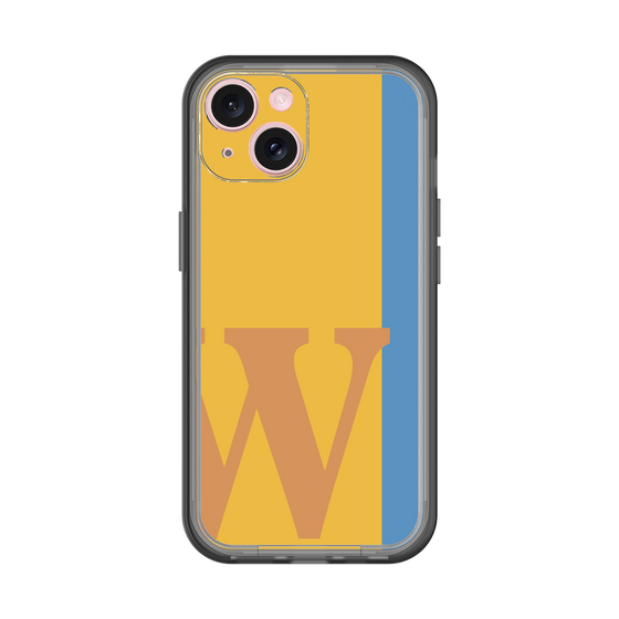Slim Protection Premium Case［ オリジナル - initial color line - W orange ］