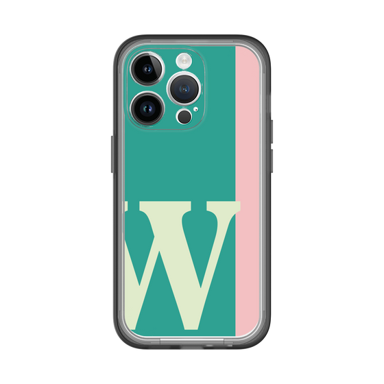 Slim Protection Premium Case［ オリジナル - initial color line - W green ］