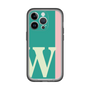 Slim Protection Premium Case［ オリジナル - initial color line - W green ］