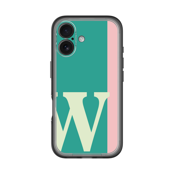 Slim Protection Premium Case［ オリジナル - initial color line - W green ］