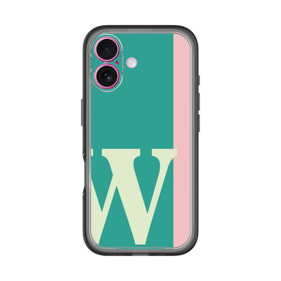 Slim Protection Premium Case［ オリジナル - initial color line - W green ］