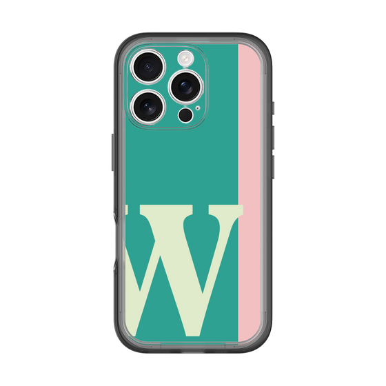 Slim Protection Premium Case［ オリジナル - initial color line - W green ］