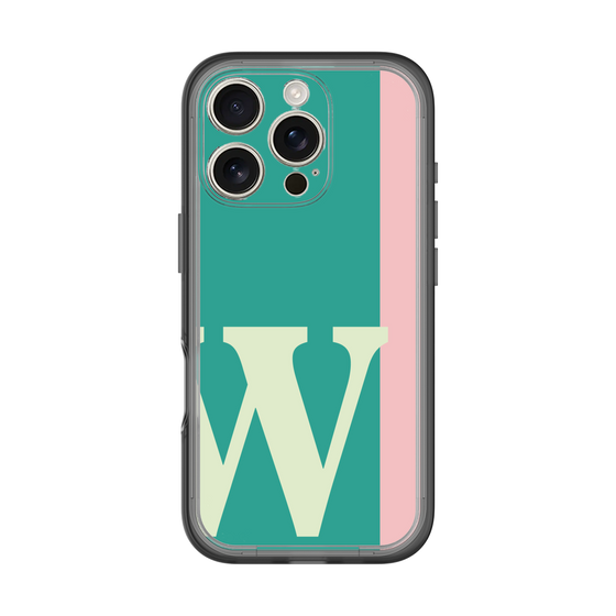 Slim Protection Premium Case［ オリジナル - initial color line - W green ］