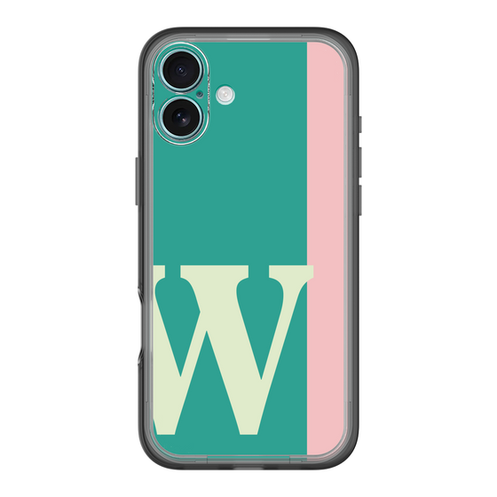 Slim Protection Premium Case［ オリジナル - initial color line - W green ］
