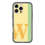 Slim Protection Premium Case［ オリジナル - initial color line - W yellow ］