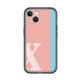 Slim Protection Premium Case［ オリジナル - initial color line - X pink ］