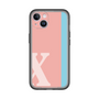 Slim Protection Premium Case［ オリジナル - initial color line - X pink ］