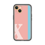 Slim Protection Premium Case［ オリジナル - initial color line - X pink ］