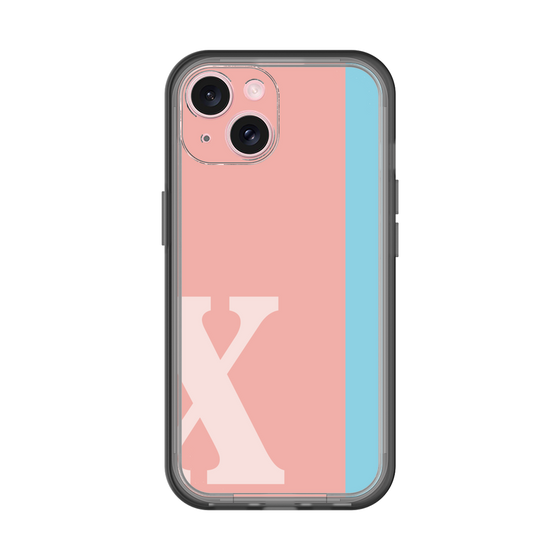 Slim Protection Premium Case［ オリジナル - initial color line - X pink ］