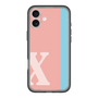 Slim Protection Premium Case［ オリジナル - initial color line - X pink ］